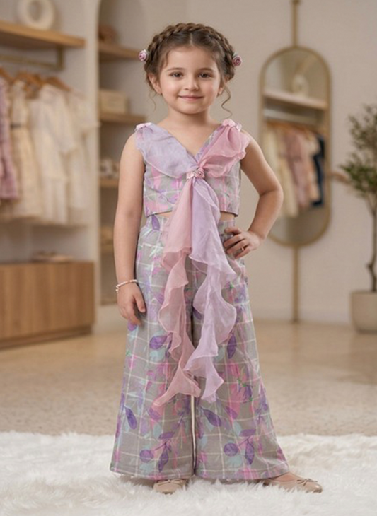 Lavender Ruffle Coord Set