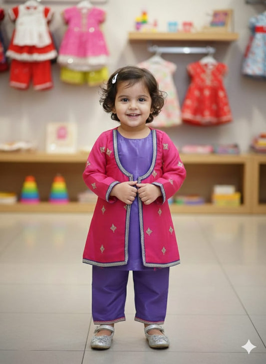 Rani And Begny Cotton Kothi Set For Kids Girl