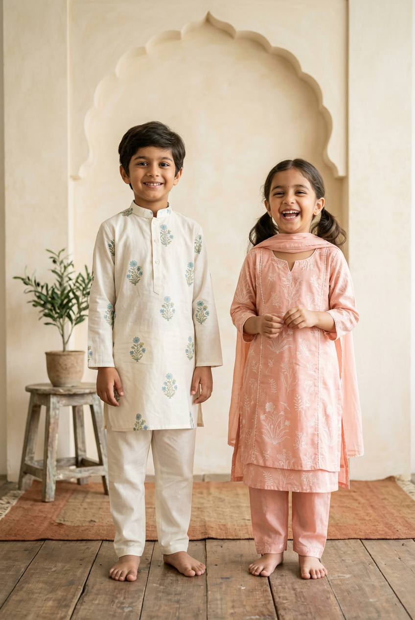 Cotton collection ke liye kidswear image